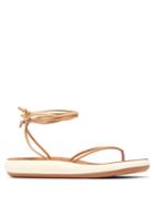 Matchesfashion.com Ancient Greek Sandals - Pieria Wraparound Leather Sandals - Womens - Tan
