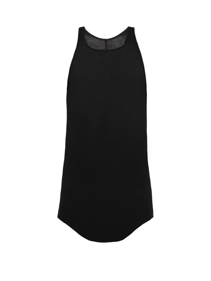 Rick Owens Crew-neck Ribbed-jersey Tank Top