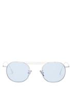 Matchesfashion.com Cutler And Gross - Round Sunglasses - Mens - Silver