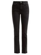 Matchesfashion.com M.i.h Jeans - Daily High Rise Slim Leg Jeans - Womens - Black