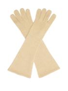 Totme - Longline Cashmere Gloves - Womens - Cream
