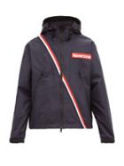 Matchesfashion.com Moncler - Trakenhner Tricolour Stripe Technical Jacket - Mens - Navy
