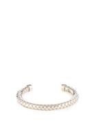 Bottega Veneta Intrecciato Oxidised Sterling-silver Cuff