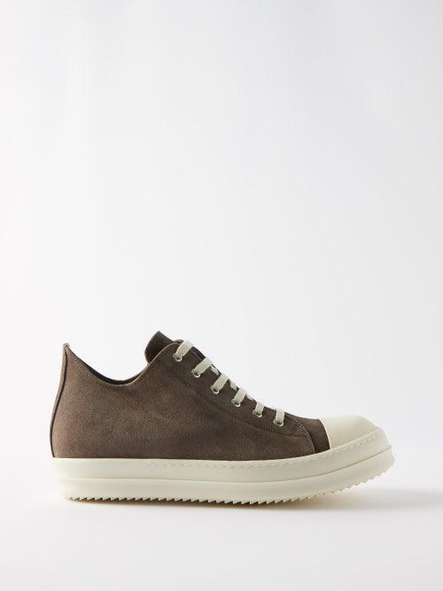 Rick Owens - Scarpe Suede Trainers - Mens - Light Brown