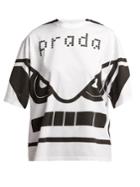 Prada Face-print Cotton T-shirt