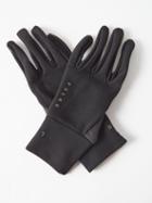 Falke Ess - Logo-print Running Gloves - Mens - Black