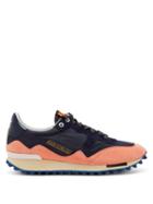 Matchesfashion.com Golden Goose Deluxe Brand - Starland Suede Raised Sole Low Top Trainers - Womens - Pink Navy