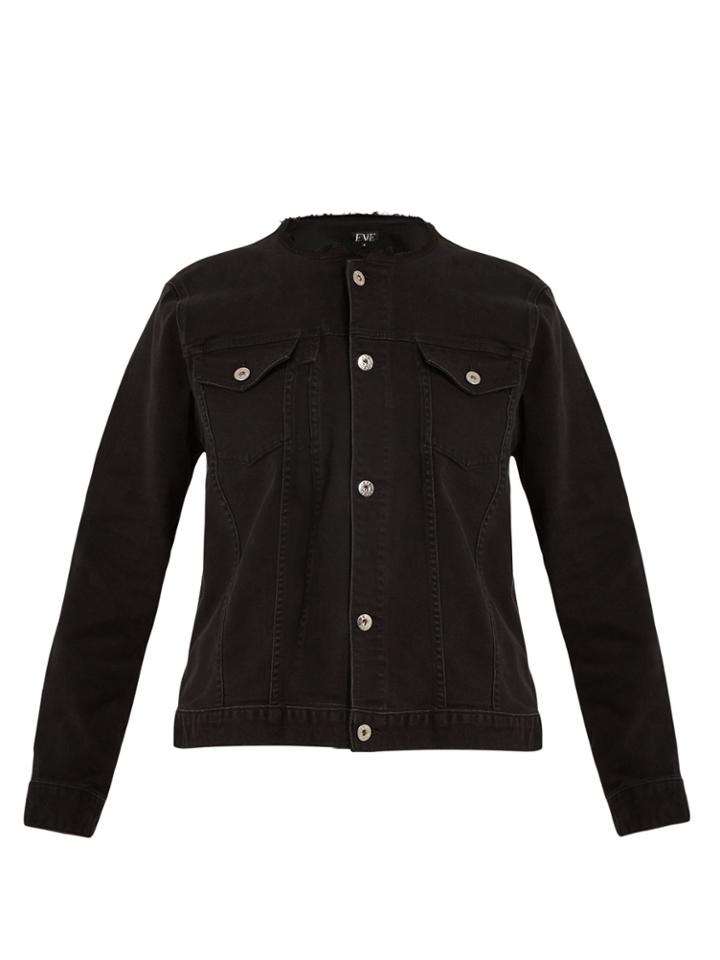 Eve Denim Kaila Collarless Denim Jacket