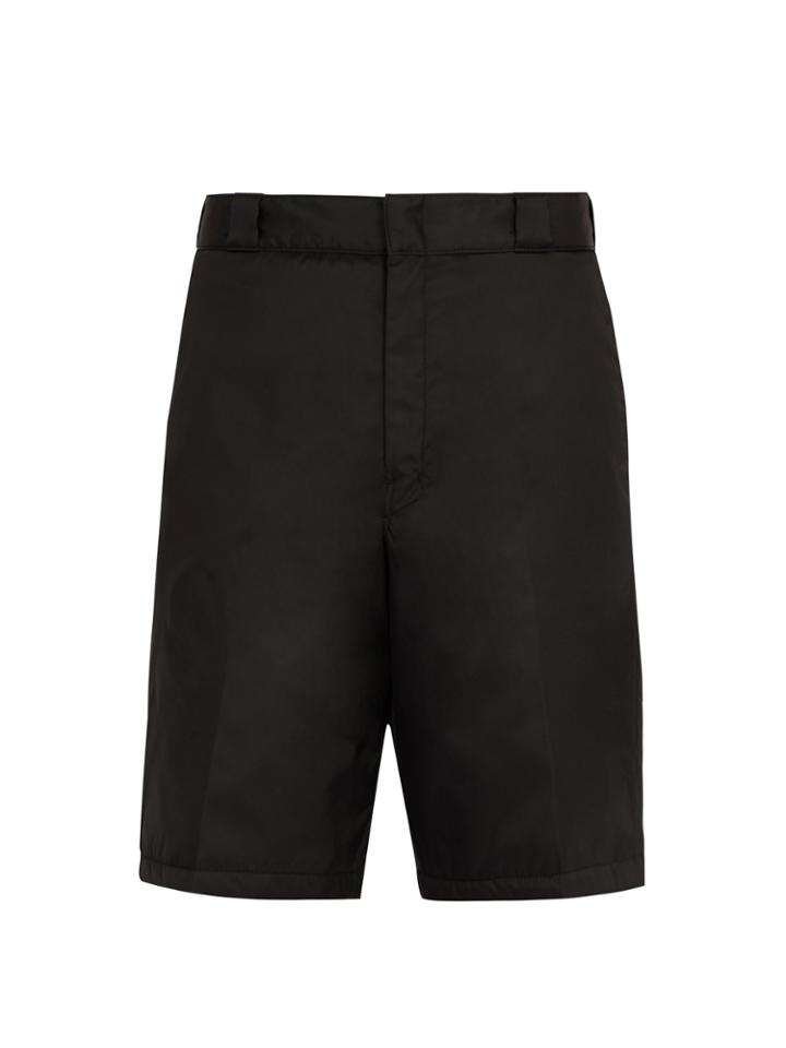 Prada Padded Nylon Shorts