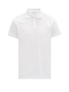 Matchesfashion.com Saint Laurent - Ysl-embroidered Cotton Polo Shirt - Mens - White