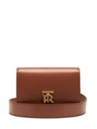 Matchesfashion.com Burberry - Monogram Clasp Leather Belt Bag - Womens - Tan