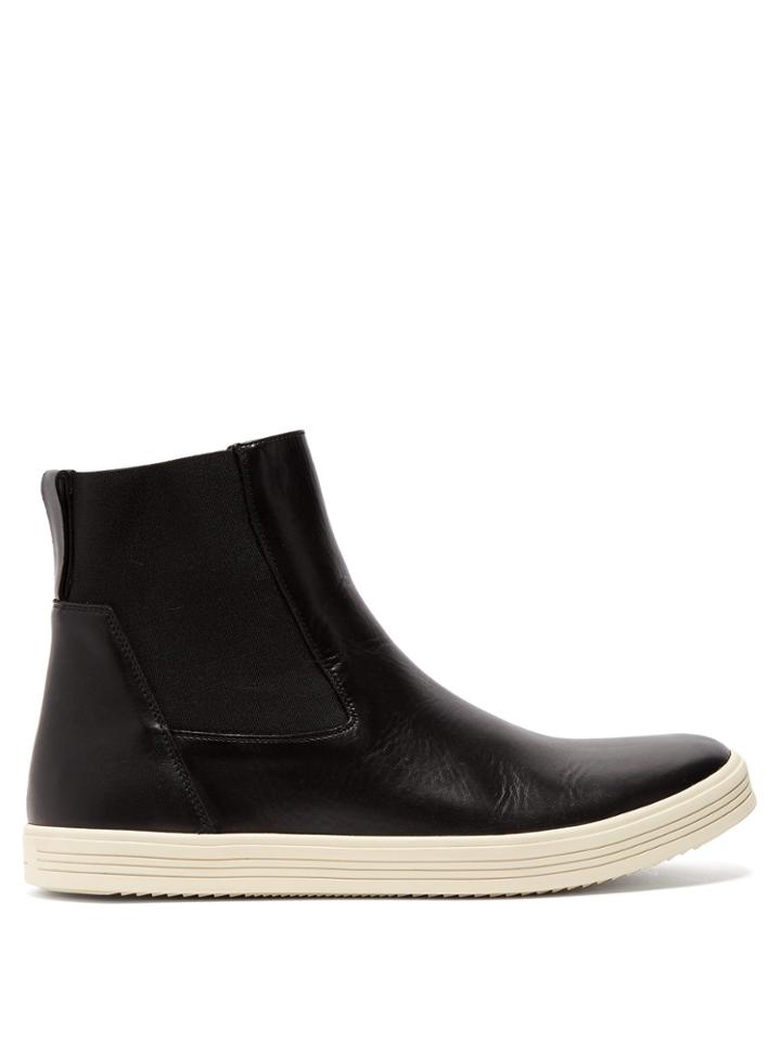 Rick Owens Mastodon Leather Chelsea Boots
