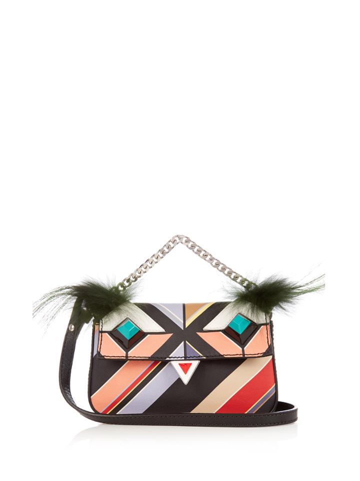Fendi Micro Baguette Bag Bugs Cross-body Bag