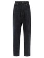 Matchesfashion.com Balenciaga - Oversized Acid-washed Jeans - Mens - Black