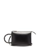 Matchesfashion.com Jil Sander - Tootie Bamboo-handle Leather Bag - Womens - Black