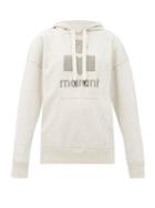 Matchesfashion.com Isabel Marant Toile - Mansel Terry-logo Cotton-blend Sweatshirt - Womens - Ivory