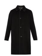 Alexander Mcqueen Single-breasted Cashmere Overcoat