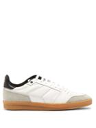 Matchesfashion.com Ami - Basket Leather And Suede Low Top Trainers - Mens - White