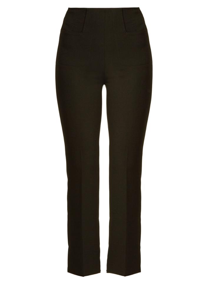Roland Mouret Goswell Kick-flare Crepe Trousers