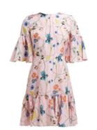 Matchesfashion.com Borgo De Nor - Alba Botanical Pint Dress - Womens - Pink Print