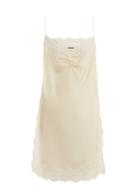 Matchesfashion.com Gucci - Floral Lace Detailed Silk Cami - Womens - Ivory