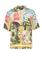 Matchesfashion.com Martine Rose - Caribbean Print Twill Shirt - Mens - Multi