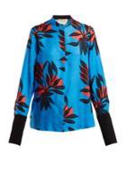 Roksanda Imani Floral-print Satin Top