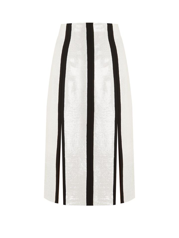 Diane Von Furstenberg High-rise Sequin-embellished Midi Pencil Skirt