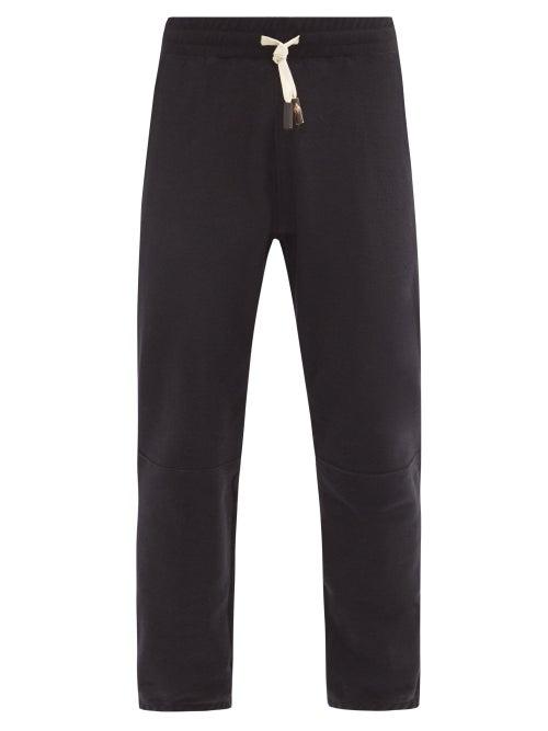 Matchesfashion.com Maran - Panelled Cotton Track Pants - Mens - Black