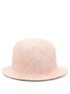 Matchesfashion.com Reinhard Plank Hats - Bombetta Cotton Straw Bowler Hat - Womens - Pink Multi