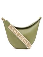 Loewe - Luna Anagram-strap Leather Shoulder Bag - Womens - Khaki