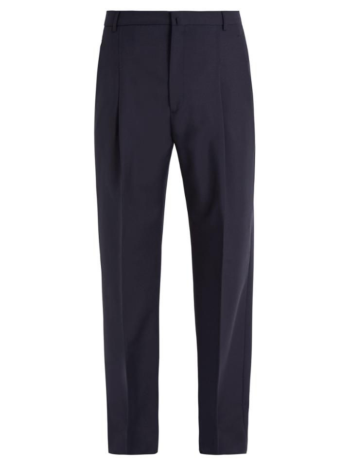 Acne Studios Kalnar Straight-leg Wool-blend Trousers