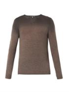 John Varvatos Ombr Cashmere-knit Sweater