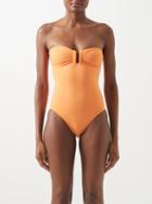 Eres - Cassiope Strapless Swimsuit - Womens - Mid Orange