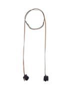 Matchesfashion.com Marni - Crystal Embellished Wrap Necklace - Womens - Navy