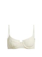 Matchesfashion.com Solid & Striped - X Re/done The Hollywood Underwired Bikini Top - Womens - Cream