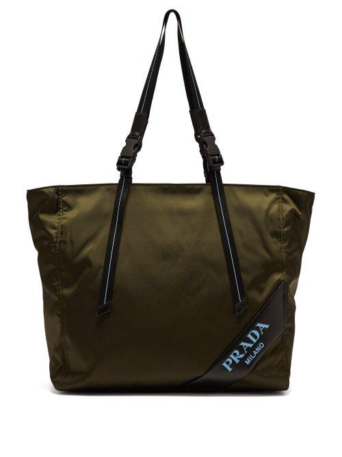 Matchesfashion.com Prada - Nylon Tote Bag - Womens - Khaki
