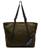 Matchesfashion.com Prada - Nylon Tote Bag - Womens - Khaki