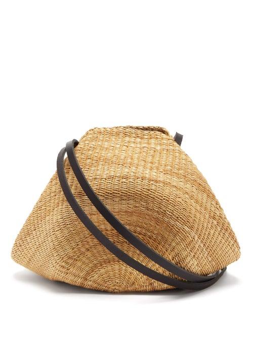 Matchesfashion.com Ines Bressand - N.14 Large Straw Basket Bag - Womens - Black Multi