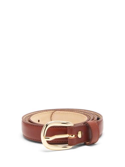 Matchesfashion.com A.p.c. - Rosette Leather Belt - Womens - Tan