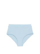 Matchesfashion.com Cossie + Co - The Gemma High-rise Bikini Briefs - Womens - Light Blue
