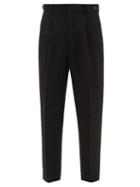 Matchesfashion.com Umit Benan B+ - Pleated Twill Trousers - Mens - Black