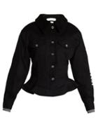 Matchesfashion.com Off-white - Screen Printed Tailored Denim Jacket - Womens - Black