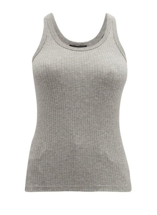 Matchesfashion.com Atm - Wide Rib Tank Top - Womens - Grey
