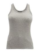 Matchesfashion.com Atm - Wide Rib Tank Top - Womens - Grey