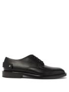 Matchesfashion.com Valentino Garavani - Rockstud-strap Leather Derby Shoes - Mens - Black