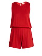 Le Kasha Mumbai Sleeveless Cashmere Playsuit