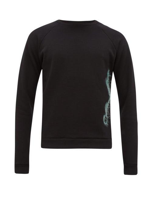 Matchesfashion.com Cottweiler - Signature 5.0 Logo Embroidered Cotton Sweatshirt - Mens - Black