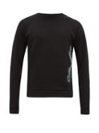 Matchesfashion.com Cottweiler - Signature 5.0 Logo Embroidered Cotton Sweatshirt - Mens - Black