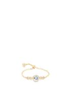 Matchesfashion.com Anissa Kermiche - March Diamond, Aquamarine & Gold Chain Ring - Womens - Light Blue